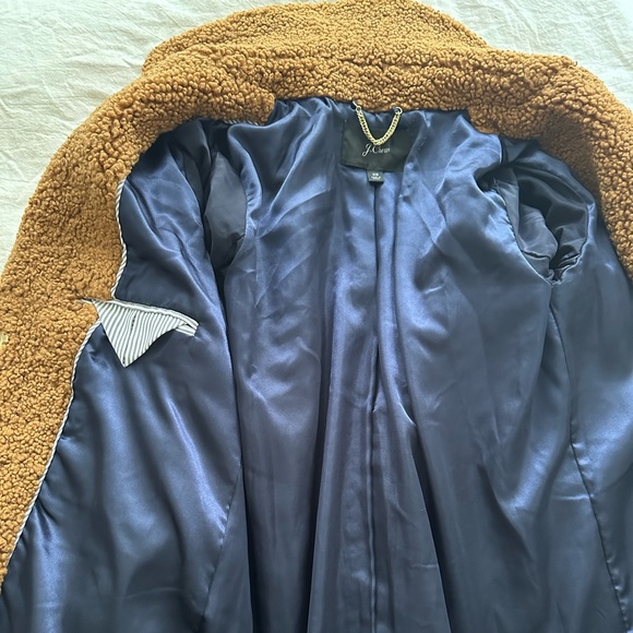 J. Crew Teddy Sherpa Topcoat - Picture 6 of 9